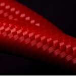 Miflex Inflation Hose, 90 cm Red