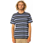 Rip Curl Melting Summer Stripe Tee Mens Washed Black