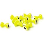 Fly Dressing Small Double Pupil Lead Eyes #8 Chartr W White and Black