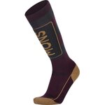 Mons Royale Tech Cushion Sock Men Wine/9 Iron