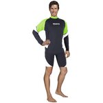 Mares Rash Guard Loose Fit L/S Mens Lime