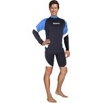 Mares Rash Guard Loose Fit L/S Mens Blue
