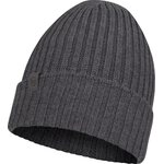 Buff Merino Knitted Hat Norval Grey