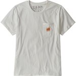 Patagonia Alpine Icon Regenerative Organic Cotton Pocket T-Shirt Womens White