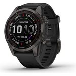 Garmin Fenix 7S Sapphire Solar Carbon Gray DLC w/ Black