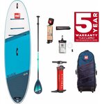 Red Paddle Co Ride 10'8" x 34" package Blue/White | with Cruiser Tough Paddle