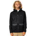 Rip Curl Heatseeker Anti-Series Zip Thru Hood Mens Black