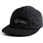 Keli Merino Wool 5-panel Cap Black