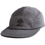 Keli Merino Wool Running Cap Grey