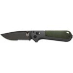 Benchmade 430BK REDOUBT™, Overland Gray & Forest Green Serrated