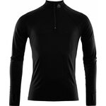 Aclima Lightwool Zip Shirt Mens Jet Black