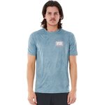 Rip Curl Mind Wave Short Sleeve UV Tee Mid Blue
