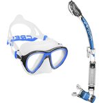 Cressi Quantum + Itaca Ultra Dry Clear / Blue