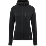 Black Diamond Coefficient Fleece Hoody Womens Black