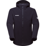 Mammut Sapuen SO Hooded Jacket Mens Black