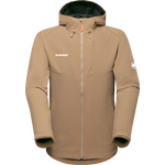 Mammut Sapuen SO Hooded Jacket Mens Dark Sand