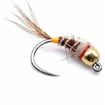 Superflies Pheasant Tail Orange Butt Jig Gold