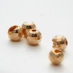 Ikon Slotted Diamond Tungsten Beads, 20 kpl Copper