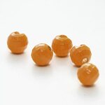 Ikon Slotted Diamond Tungsten Beads, 20 kpl Orange