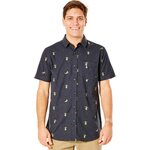Rip Curl Hula Breach Short Sleeve Shirt Black