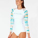 Rip Curl Summer Breeze Relaxed Long Sleeve White