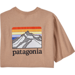 Patagonia Line Logo Ridge Pocket Responsibili-Tee Mens Dark Camel