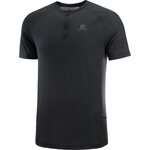 Salomon Cross Rebel HZ SS Tee Mens Black