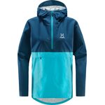 Haglöfs Spira Anorak Womens Dark Ocean/Maui Blue