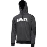 Savage Gear Logo Hoodie Tumman Harmaa