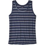 Patagonia Mainstay Tank Womens Sunset Stripe: New Navy