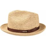 Stetson Player Raffia Crochet Natural