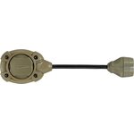 Princeton Tec Switch MPLS Helmet Light, Red/White LED Olive Drab