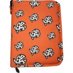 IQ Logbook Bites L Orange Allover Fish