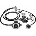 Apeks Single Cylinder MTX-RC Set Satin Chrome / Grey