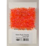 Semperfli 15mm Plush Transluscent Chenille Fluoro Red