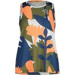 Maloja HolzrieseM. Trail Running Tank Womens Moss Pastel Leaves