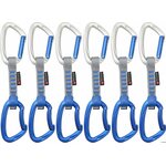 Mammut Crag Keylock Indicator 6-Pack Quickdraws Silver / Ultramarine (straight gate/bent gate)