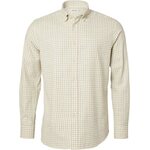 Chevalier Redway Shooting Fit Wool Shirt Mens Dark Red Tattersall