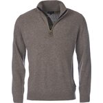 Barbour Holden Half Zip Mens Military Marl