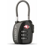 Osprey TSA 3 Dial Cable Lock Black