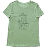 Houdini Tree Message Tee Womens Ginkgo Green