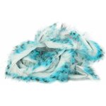 Fly Dressing MG Tiger Barred Strips Blue / Black White