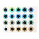 Fly Dressing Stick On Eyes 7.1mm Pearl