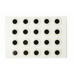 Fly Dressing Stick On Eyes 7.1mm Glow In The Dark