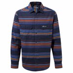 Craghoppers Ziggy Long Sleeved Shirt Unisex Blue Navy Stripe