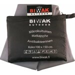 Biwak Mikrokuituinen antibakteerinen matkapyyhe 60 x 120 cm Harmaa