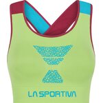 La Sportiva Focus Top Womens Lime Green/Red Plum