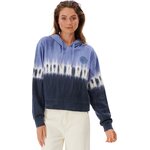 Rip Curl Tie Dye Hooded Fleece Womens Blue