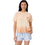 Rip Curl Wettie Icon Relaxed Tee Womens Peach