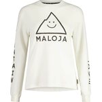 Maloja SanoM. Organic Cotton Longsleeve Womens Glacier Milk